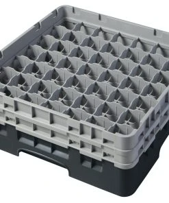 Cambro Camrack® 49-Fächer - Spülkorb Mit 2 Extender 500 X 500 X 184 Mm, 1 Stück Im Karton - 49S434110