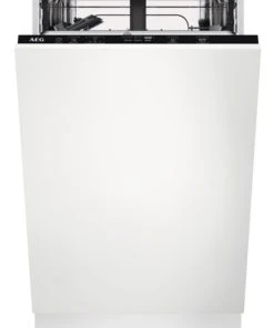 Null AEG FSE32407Z Vollintegrierter-Geschirrspüler / 45cm / Airdry - Perfekte Trocknungsergebnisse / Besteckkorb / Quickselect Display