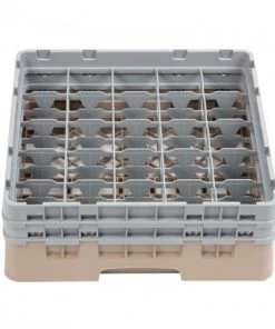 Cambro Gläserspülkorb Beige Mit 25 Fächern Max Glashöhe 13,3cm. Dieser Gläserspülkorb Bietet