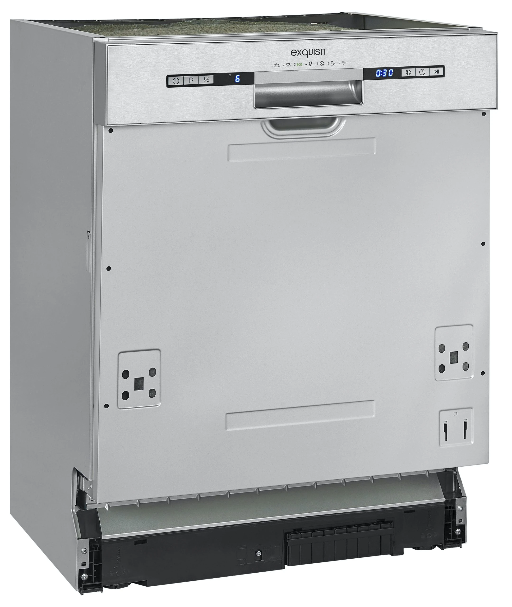 Exquisit Geschirrspüler EGSP1012-EB-030Einox | Einbaugerät, Teilintegriert | 12 Maßgedecke | Inox 4 Exquisit Geschirrspüler EGSP1012-EB-030Einox | Einbaugerät, Teilintegriert | 12 Maßgedecke | Inox – Bild 4
