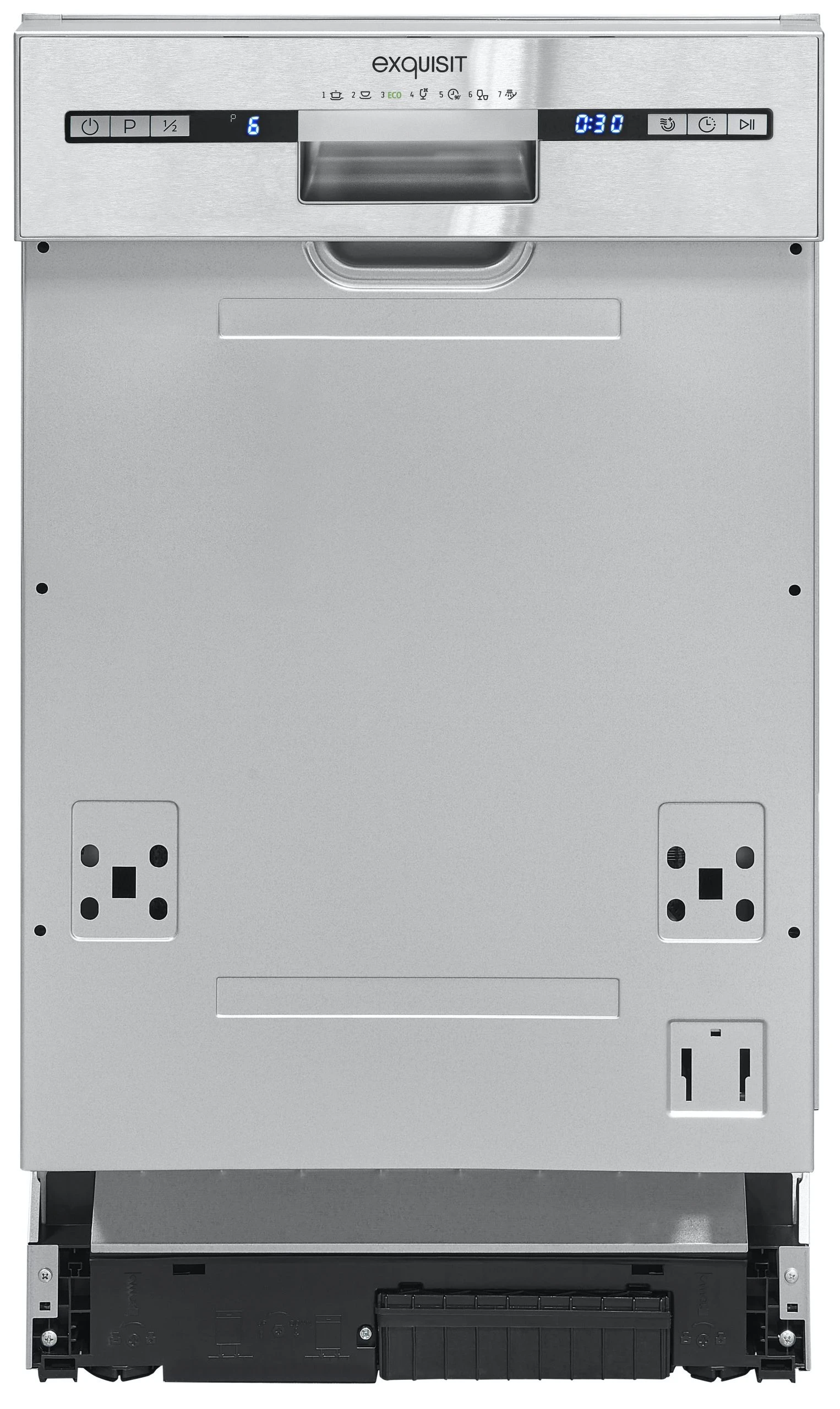 Exquisit Geschirrspüler EGSP1012-EB-030Einox | Einbaugerät, Teilintegriert | 12 Maßgedecke | Inox 5 Exquisit Geschirrspüler EGSP1012-EB-030Einox | Einbaugerät, Teilintegriert | 12 Maßgedecke | Inox – Bild 5