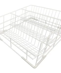 Null GSP Gläserspülkorb Drahtgitterkorb 500x500x170 Mm - 3 Reihen Abstand 14 Cm