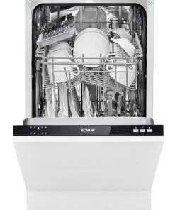 Null Bomann Gspe 7415 VI Geschirrspüler 45cm Vollintegriert 9 Gedecke