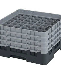 Cambro Camrack® 49-Fächer - Spülkorb Mit 4 Extender 500 X 500 X 267 Mm, 1 Stück Im Karton - 49S800110