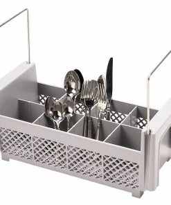 Cambro Camrack® Besteckkorb 1/2 Grösse, 8 Fächer, Mit Griff 457 X 197 X 184 Mm, 1 Stück Im Karton - 8FB434151