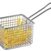 Contacto 3x Servier-Frittierkorb, Eckig Breite: 8 Cm, Höhe: 7 Cm, Stiellänge: 9,5 Cm
