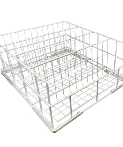 Null Gläserspülkorb 400x400 Mm - 4 Reihen Drahtgitter