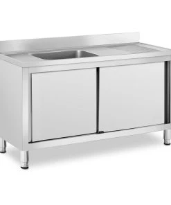 Royal-catering Royal Catering Spülenschrank - 1 Becken - Royal Catering - Edelstahl - 400 X 400 X 300 Mm -Stalgast-Verkauf 6195d8b3 97bc 49b4 86df 7544796447b1 1