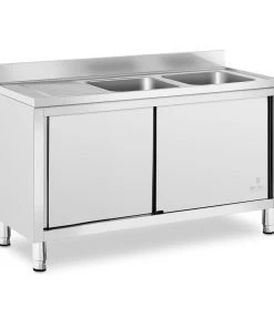 Royal-catering Royal Catering Spülenschrank - 1 Becken - Royal Catering - Edelstahl - 500 X 400 X 240 Mm -Stalgast-Verkauf 66711b7c 2f2b 4ec5 ac61 e97fb88b8fcc 2