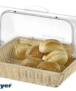 Hendi Brotkorb Mit Rolltop-Deckel, 365x335x245 Mm