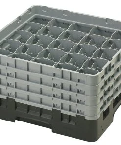 Cambro Camrack® 25-Fächer - Spülkorb Mit 4 Extender 500 X 500 X 267 Mm, 1 Stück Im Karton - 25S800110