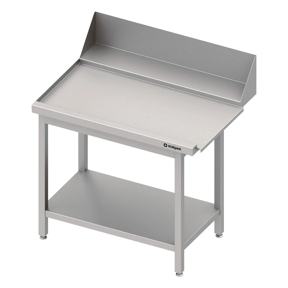 Stalgast Edelstahl Ablauftisch Mit 20 Cm Aufkantung, 1400 Mm Breit, Anbauseite Links 2 Stalgast Edelstahl Ablauftisch Mit 20 Cm Aufkantung, 1400 Mm Breit, Anbauseite Links – Bild 2