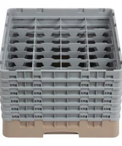Cambro Gläserspülkorb Beige Mit 16 Fächern Max Glashöhe 29,8cm. Dieser Gläserspülkorb Bietet
