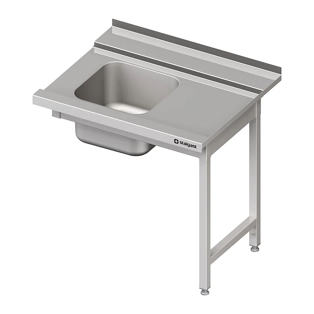 Stalgast Edelstahl Zulauftisch Mit Becken, 800 Mm Breit, Anbauseite Rechts 7 Stalgast Edelstahl Zulauftisch Mit Becken, 800 Mm Breit, Anbauseite Rechts – Bild 7