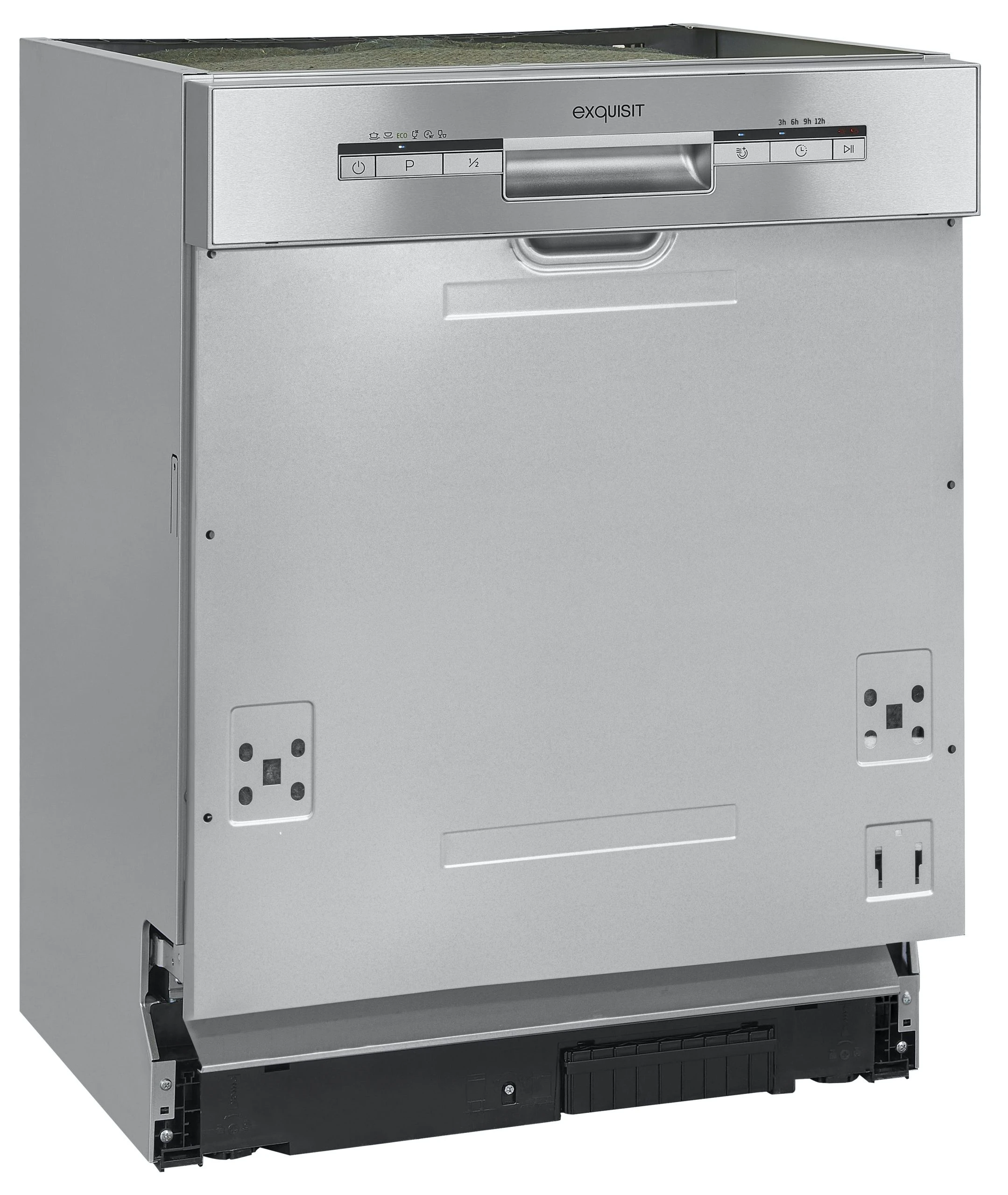 Exquisit Geschirrspüler EGSP1012-EB-030Einox | Einbaugerät, Teilintegriert | 12 Maßgedecke | Inox 1 Exquisit Geschirrspüler EGSP1012-EB-030Einox | Einbaugerät, Teilintegriert | 12 Maßgedecke | Inox
