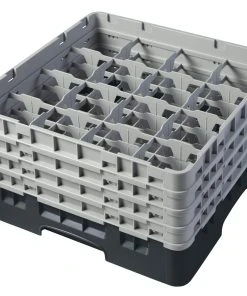 Cambro Camrack® 16-Fächer - Spülkorb Mit 4 Extender 500 X 500 X 267 Mm, 1 Stück Im Karton - 16S800110