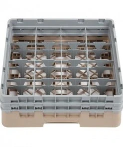 Cambro Gläserspülkorb Beige Mit 16 Fächern Max Glashöhe 13,3cm. Dieser Gläserspülkorb Bietet