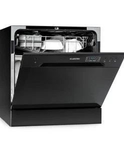 Klarstein Amazonia 8 Geschirrspülmaschine 1620 Watt Für 8 Maßgedecke 49 DB Aquastop Schwarz
