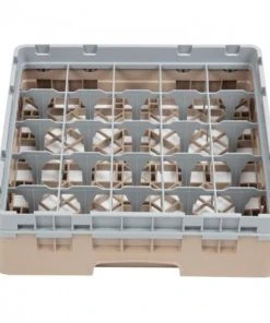 Cambro Gläserspülkorb Beige Mit 25 Fächern Max Glashöhe 9,2cm. Dieser Gläserspülkorb Bietet