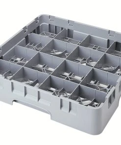 Cambro Camrack® Tassenkorb Mit 16 Fächern Für Tassen/Becher 500 X 500 X 101 Mm, 1 Stück Im Karton - 16C258151
