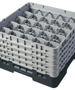 Cambro Camrack® 25-Fächer - Spülkorb Mit 5 Extender 500 X 500 X 308 Mm, 1 Stück Im Karton - 25S958110