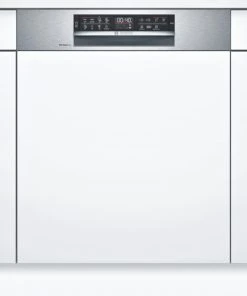Null Bosch Serie 6 Teilintegrierter Geschirrspüler Edelstahl SMI6ZDS49E, 60 Cm Breit, 82 Cm Hoch
