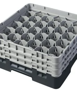 Cambro Camrack® 30-Fächer - Spülkorb Mit 3 Extender 500 X 500 X 225 Mm, 1 Stück Im Karton - 30S638110